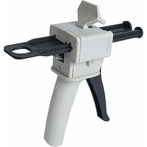 Pistolet extrudeur,Pistolet Distributeur Époxy 50 ml, AB Pistolet à Colle Époxy Poignée Applicateur pour Mélange Colle, Ratios 1:1 et 2 :1 (Pistolet)