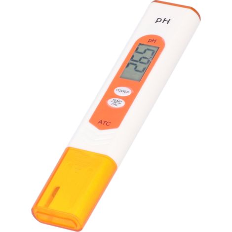 Testeur pH précis étanche portable pratique mesureur numérique pH pour traitement eaux usées modèle PH-05 avec poudre pH (1/5)
