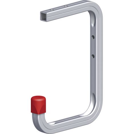 alfer Wand u. Deckenhaken Typ 7 T 15 x H 25,5 x T 15,5 cm Aluminium blank Haken