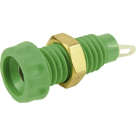 Embase femelle Ø de la broche: 4 mm Cliff CL1460A vert 1 pc(s) (1/3)