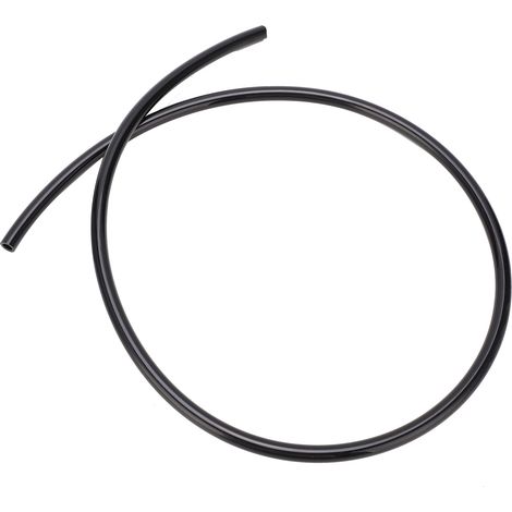 Pneumatikschlauch, flexibler Luftkompressorschlauch aus TPU für Chemikalien, Kraftstoffe und Öle, TPU0425, Außendurchmesser 4 x Innendurchmesser 2,5 mm, Schwarz, 1 Meter (1/5)