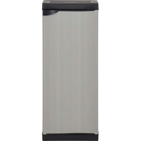 Maison Exclusive - Armadietto da Giardino con 1 Ripiano Grigio e Nero 35x40x85 cm (1/5)