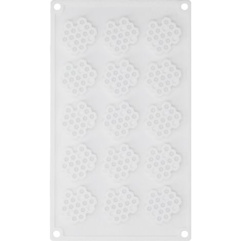 Silikonform in Bienenkorbform mit 15 Gittern, Antihaftbeschichtung für Eiscreme, Mousse und Kuchen, DIY-Backwerkzeug (1/5)