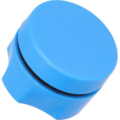 Mini nettoyeur magnétique pour aquarium, brosse de nettoyage anti-algues, éponge à vitre bleue