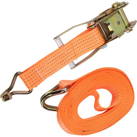 Tendeur à cliquet pour sangle d'arrimage de chargement, en polyester et acier allié, outil à main, 5 cm x 10 m (1/5)