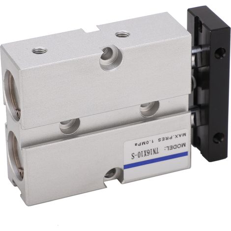 Vérin pneumatique à double effet en alliage d'aluminium antirouille TN16 0,10-0,9 MPa 10200 mm (TN16X10S) (1/5)