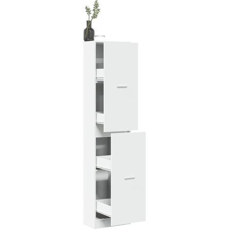 Apothekerschrank Weiß 40x41x174,5 cm Holzwerkstoff