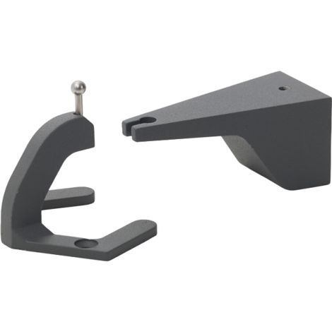 Support mural vertical pour Pencils Zafferano - Accessoire mural rotatif à 360 degrés Gris foncé