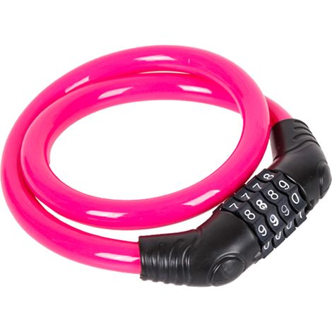 Lucchetto Bici Combinazione 4 Cifre 11X600mm Per Bicicletta Monopattino Colore Assortito (1/3)