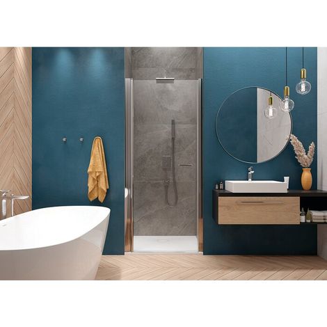 Porte pivotante - Arty - LEDA - H.200 cm - l. 770-815 mm (1/2)