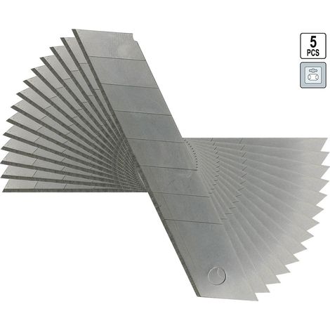 Łamane ostrza zapasowe 18mm /5szt/ (1/5)