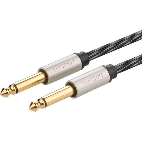 Câble jack Ugreen AV128 6,35 mm - 3 m (gris)