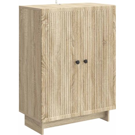 Aparador Roble Sonoma 66 x 34,5 x 90 cm Madera de Ingeniería vidaXL
