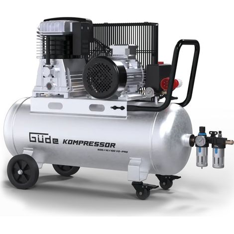 Güde Kompressor 600/10/100 VZ-PRO ölgeschmiert 10 bar 500 l/min 100 L Kessel (1/5)