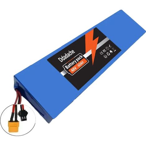 Batería externa, capacidad de 60000 mAh, voltaje de 48 V, 13S4P-XT60-SM (1/2)