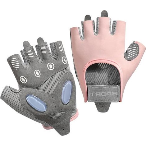 Gants de fitness unisexes, taille S (rose) - Gants de gym et équipement de fitness pour femmes, adaptés à l'haltérophilie accessoires de fitness et (1/5)