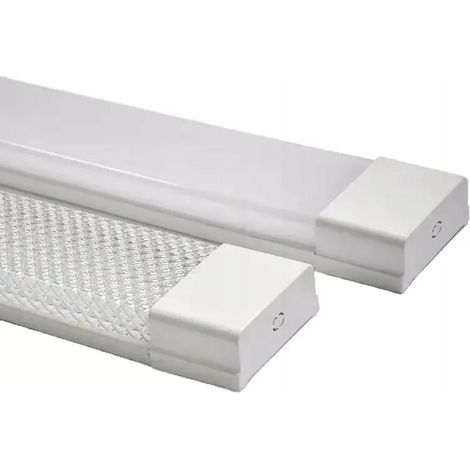 Lámpara fluorescente LED, de montaje en superficie para techo, luminaria LED, 120 cm (1/4)