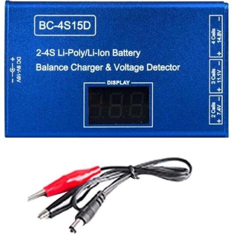 Chargeur Équilibreur Batterie Lipo Li Ion Détecteur Tension Affichage Numérique LCD RC (1/4)