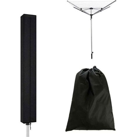 Housse de Protection pour Séchoir à Linge Rotatif 160 x 15 x 15 cm Housse Sechoir Parapluie Imperméable Housse Parapluie Secho (1/4)