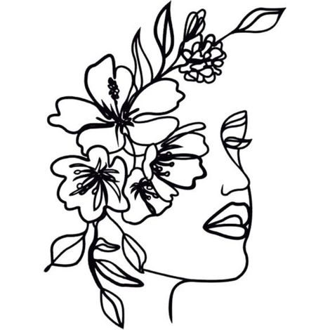 Lntyq Art mural abstrait en métal pour femme - Silhouette minimaliste - Peinture décorative en fer forgé - Décoration murale Noir