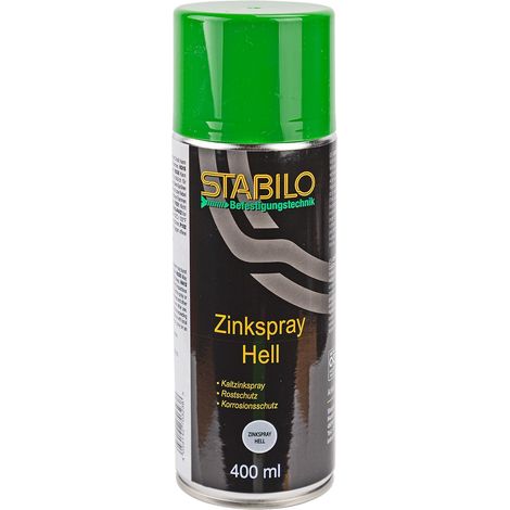 Stabilo Zinkspray Hell 400ml Korrosionsschutz Metall Spray Rostschutz verzinkend (1/4)