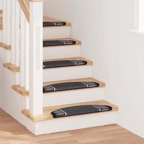 vidaXL  Self-adhesive Stair Mats  15 pcs Anthracite 65 x 21 x 4 cm