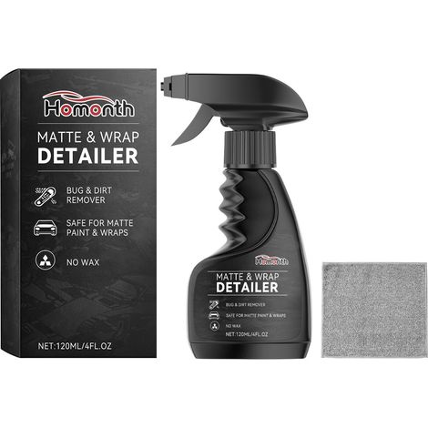 Autopflegespray zum Reinigen, Polieren, Aufbereiten und Erhalten eines glänzenden Finishs – praktisches Pflegespray (120 ml + 1 Tuch) -- DTEKGAZ (1/5)