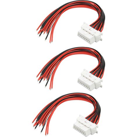 Lot de 3 câbles d'extension OBD2 de 30 cm avec connecteur femelle 16 broches pour interface de diagnostic automobile J1962 (1/5)