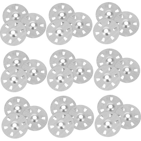 500 rondelles plates métalliques, rondelles isolantes en mousse rigide (1/5)