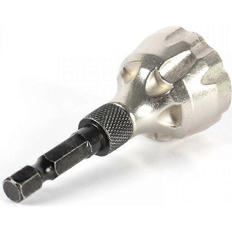 Entgratwerkzeug für Außenfasen, HSS-Sechskantschaft, Entgratwerkzeug mit Hartmetallklingen, Entgratwerkzeug für Metallschrauben mit einem Durchmesser von 3 bis 19 mm (1/8" bis 3/4") (1/5)