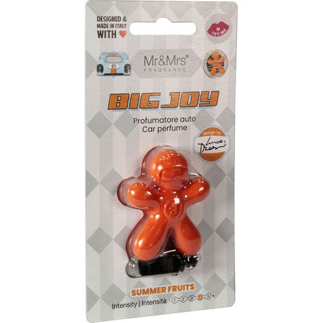MR&MRS Big Joy Summer Fruits Arancione Profumatore Auto Fino A 45 Giorni