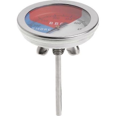 Thermomètre de barbecue 2" 550F pour fumoir à bois et charbon, indicateur de température (1/5)