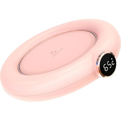 Dessous de Verre Chauffant USB Portable en Abs et Métal, Chauffe-Tasses Domestique Sûr et Élégant pour Bureau et Voyage, Maintien Chaud pour Café et Thé (1/5)