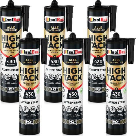 Montagekleber High Tack Baukleber 6x 530g Hybrid Polymer Dichstoff 430kg/10cm² (1/5)