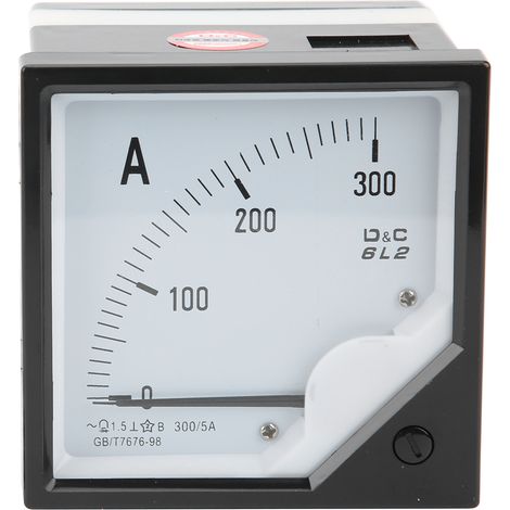 Ampèremètre à aiguille 6L2 300A/5A pour la mesure des circuits de générateurs (1/5)