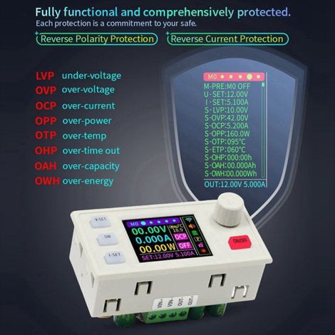 Alimentation Cc Réglable Sk150s - 0 30 V - 0 8 A - Affichage Lcd 1 8 Pouces - Rotation 360° - Kit 433 Mhz - 1 Pièce (1/5)