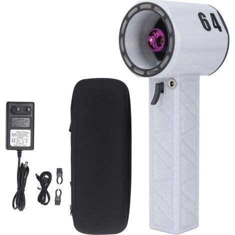 Souffleur à jet sec pour voiture 1000000 tr/min 1400g poussée réglable en continu turboventilateur d'air portable avec sac 64mm prise ue 100-240V