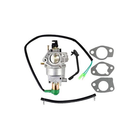 Carburateur compatible Honda GX340 GX390, adapté aux générateurs GP5500 GP6500 avec références 41135 41532 69671 et 188. (1/5)