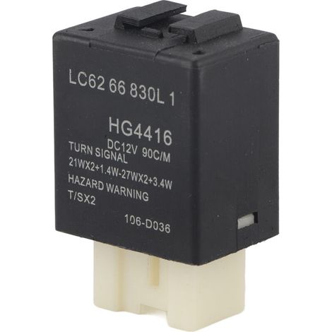 Clignotant du Signal de Virage, Relais de Signal de Virage LED ABS LC6266830 AVERTISSEMENT DANGER RELAYER LED pour le Modèle 2000‑2005. (1/5)