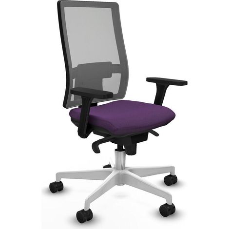 Piqueras y Crespo Horna Chaise de bureau violet ergonomique (1/3)