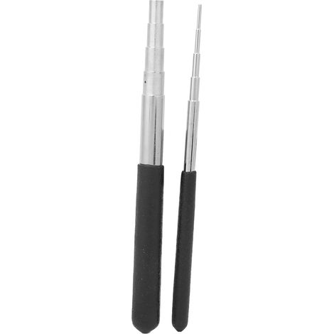 Ortviai Barre d’enroulement pour bijoux 5 en 1 avec poignée caoutchouc – Lot de 2, acier et caoutchouc (1/5)