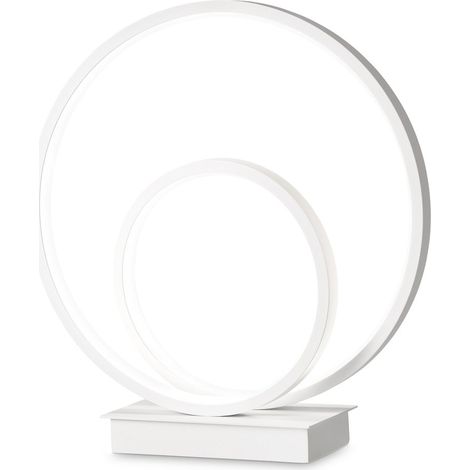 Ideal Lux Lampada da tavolo OZ 1 luce LED integrato bianco metallo
