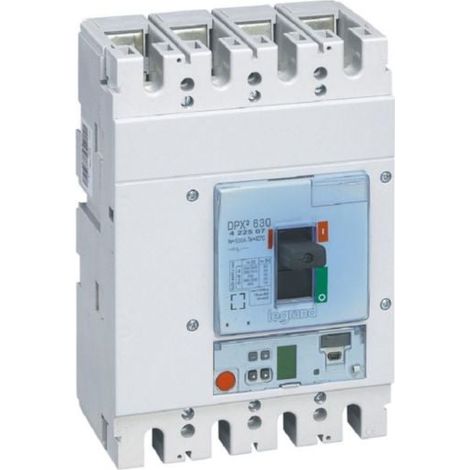 Disjoncteur électronique S1 DPX³630 pouvoir de coupure 36kA 400V - 4P - 630A - LEGRAND