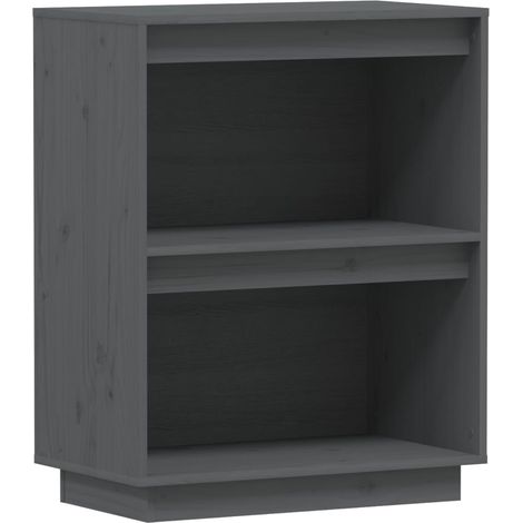 Maison Exclusive - Armoire console Gris 60x34x75 cm Bois de pin solide