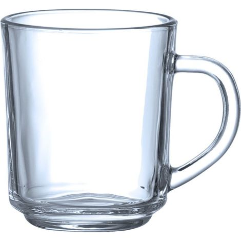Glasbecher für heiße und kalte Getränke 240 ml - 6 Stück.