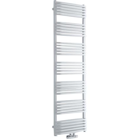 Hudson Reed - Sèche-Serviettes Arch Eau Chaude - Acier Blanc - 180 x 50cm - Chauffage Central 1740W (1/5)