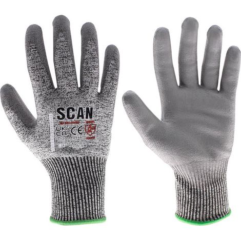 Scan PES3353 PU Palm Cut D Gloves - L (Size 9) SCAGLOCUTDL (1/2)