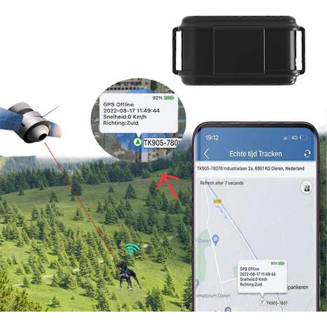 Traceur GPS TK919 4G pour chien de chasse - Localisateur GPRS (1/5)