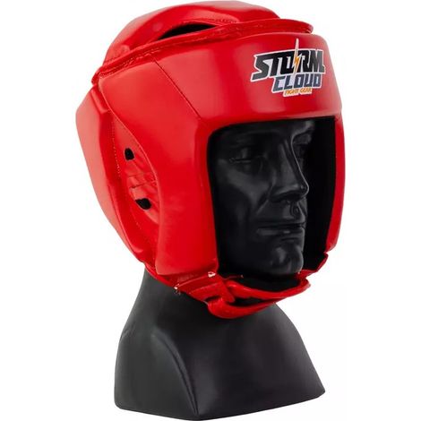 Casco ufficiale da torneo StormCloud x PZMT, rosso, taglia XS
