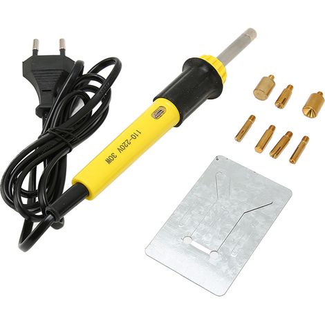 Perceuse à chaud semi-automatique 30 W à économie d'énergie, pour bricolage, avec chauffage rapide et prise standard européenne 110-220 V. (1/5)